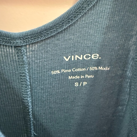 Vince Favorite Tank NWT Small Pima Cotton Modal Soft Minimalist Basic - Picture 5 of 10